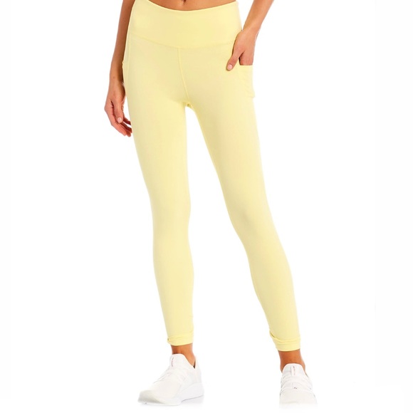 Free People Pants - Free People FP Movement Solid Wave Rider Pocket Leggings Starfruit Size S